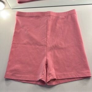 Edikted pink biker shorts